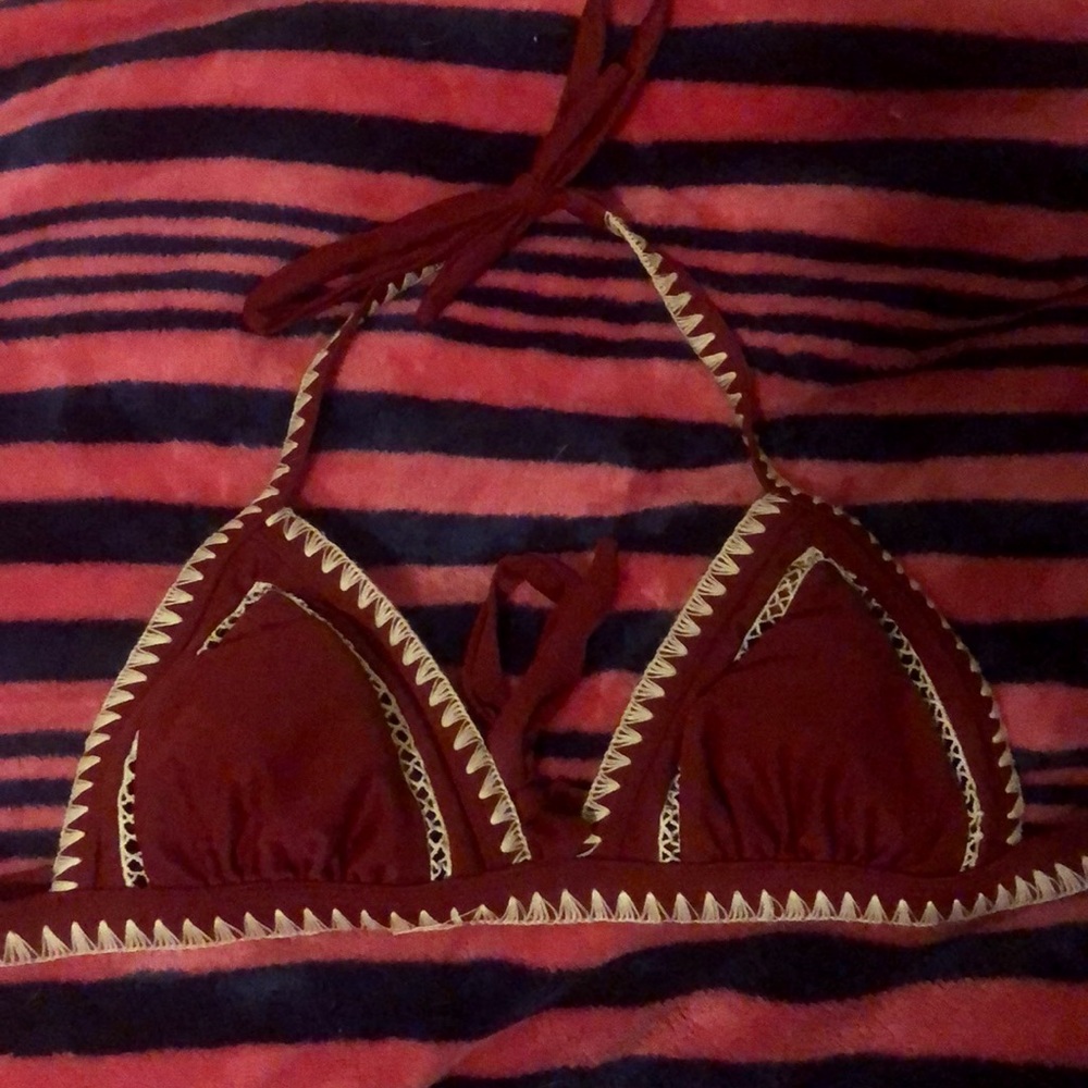Burgundy Target Bathing Suit